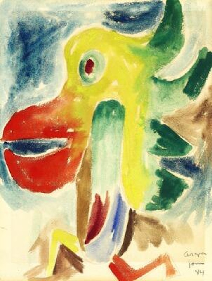 Papegøje (Parrot) ,
1944 by Asger Jorn