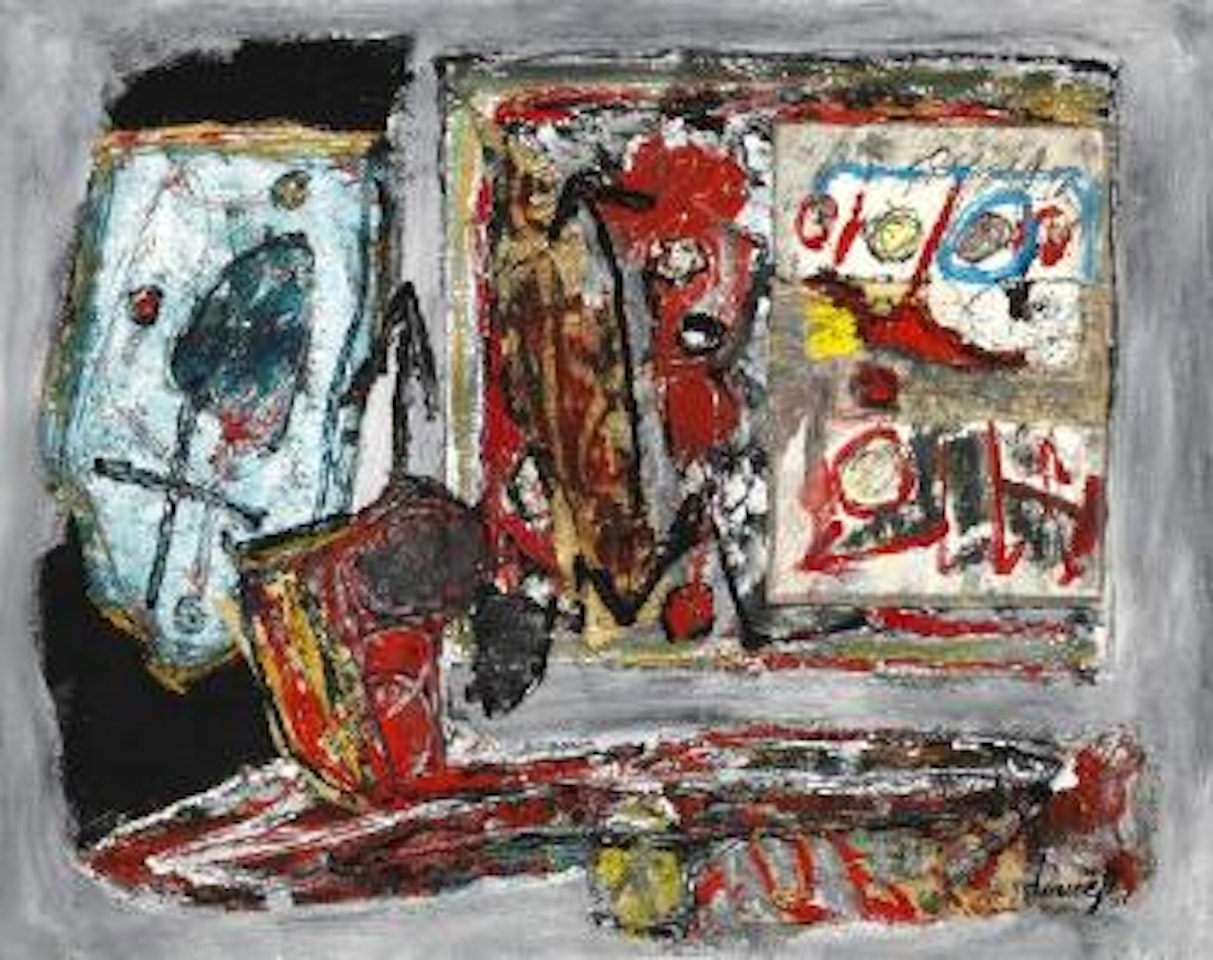 Muraille de feu (Fire Wall) ,
1989 by Jacques Doucet