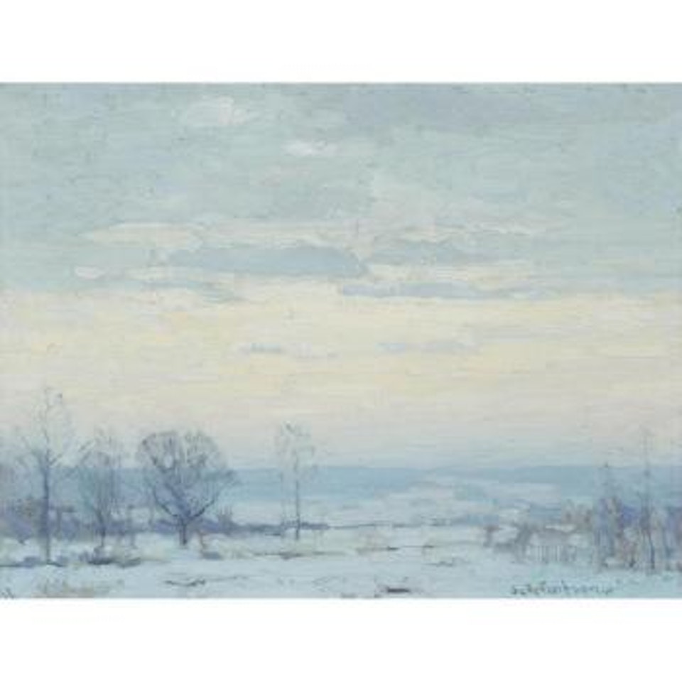 Winter morning , by John Fabian Carlson