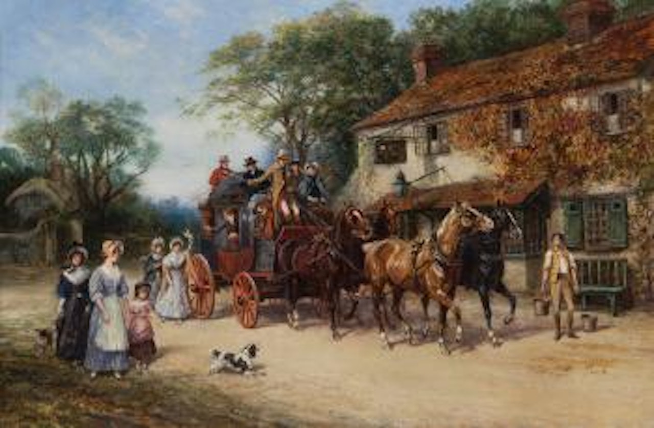 Just Off , by Heywood Hardy