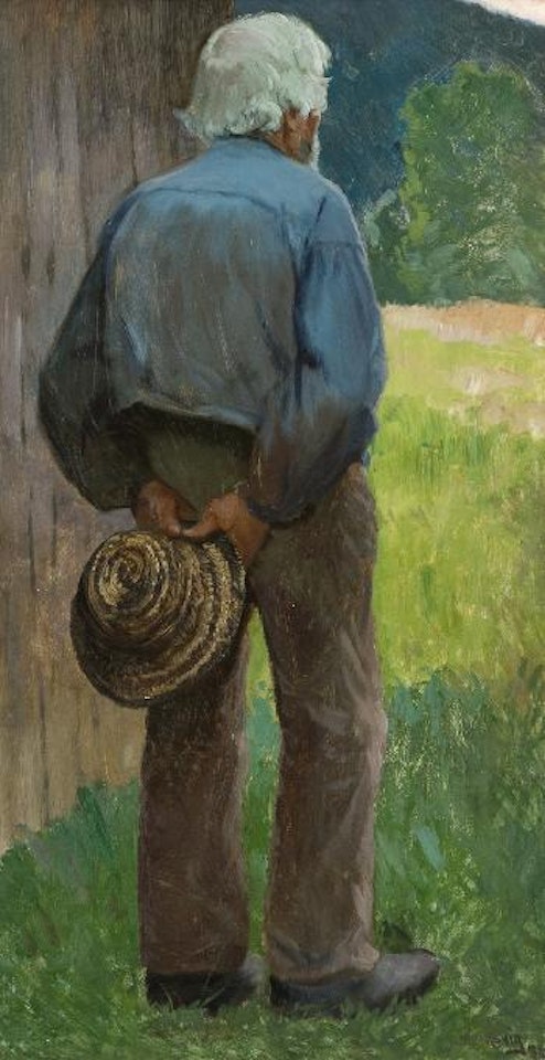 Gammelen. Studie til Menneskens sønn ,
1890 by Christian Skredsvig