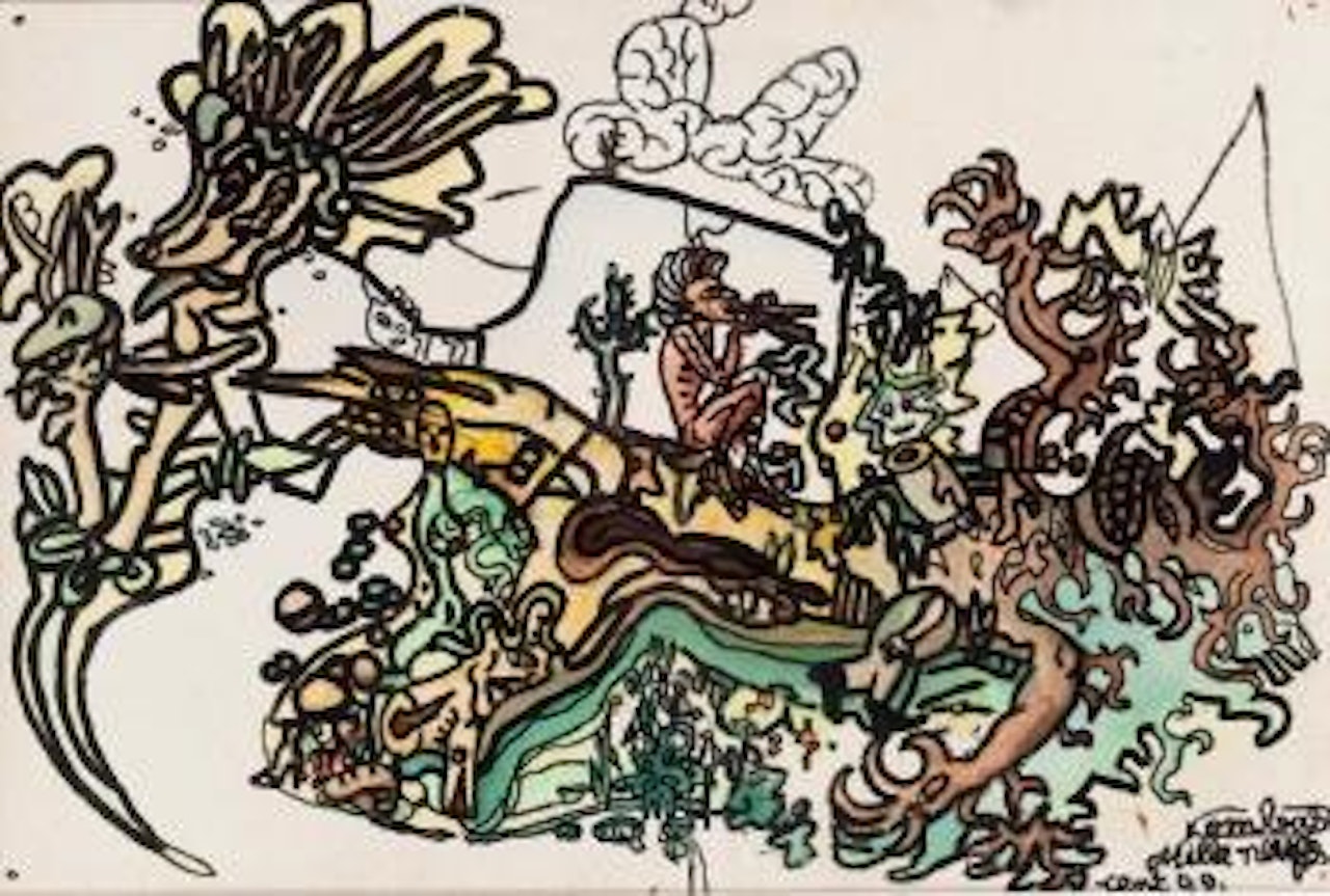 Femme Arbre Géante ,
1999 by Robert Combas