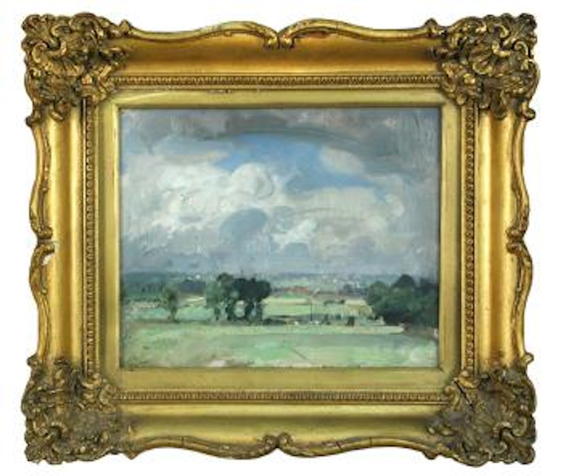 An East Anglian Landscape , by John Arnesby Brown