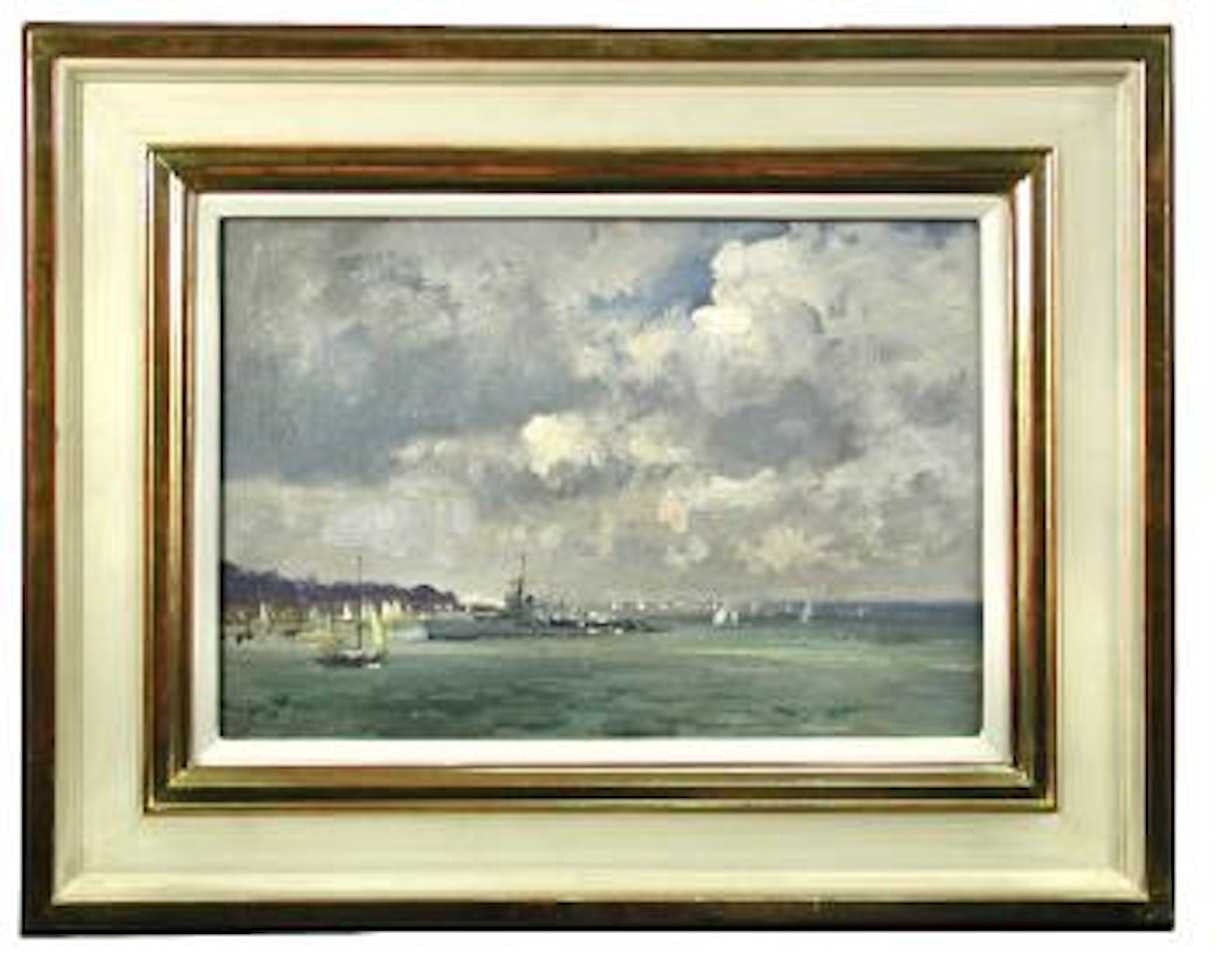 Off Cowes, the Isle of Wight , by Edward Seago