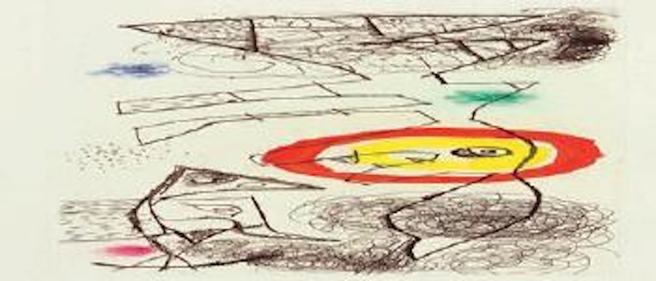 Bl. drei aus Erik Satie Poèmes et chansons ,
Printed
1969 by Joan Miró