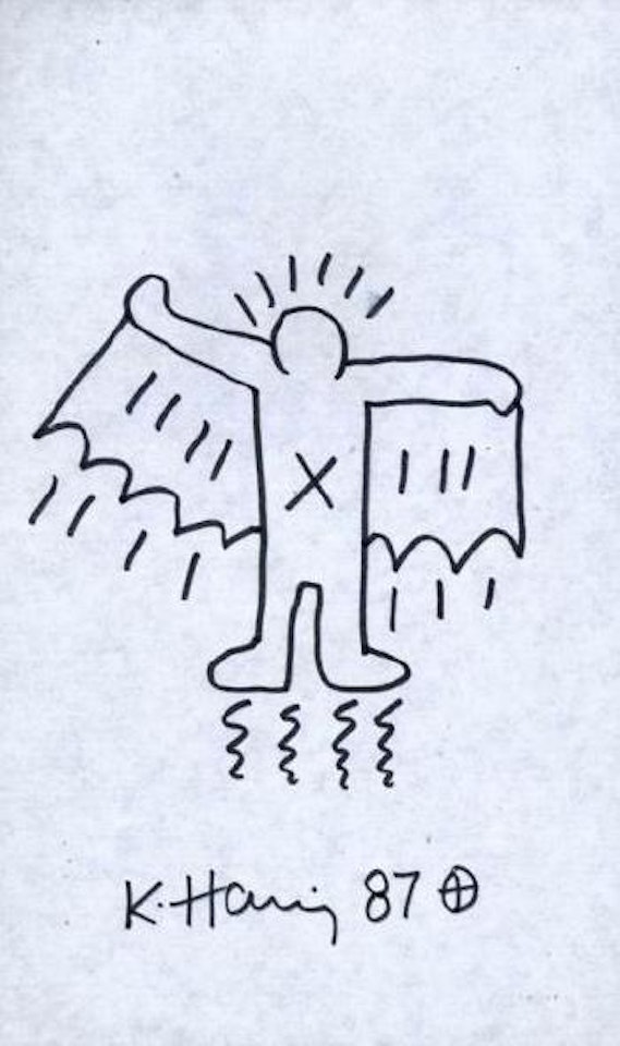 Flying Angel ,
1987 by Keith Haring