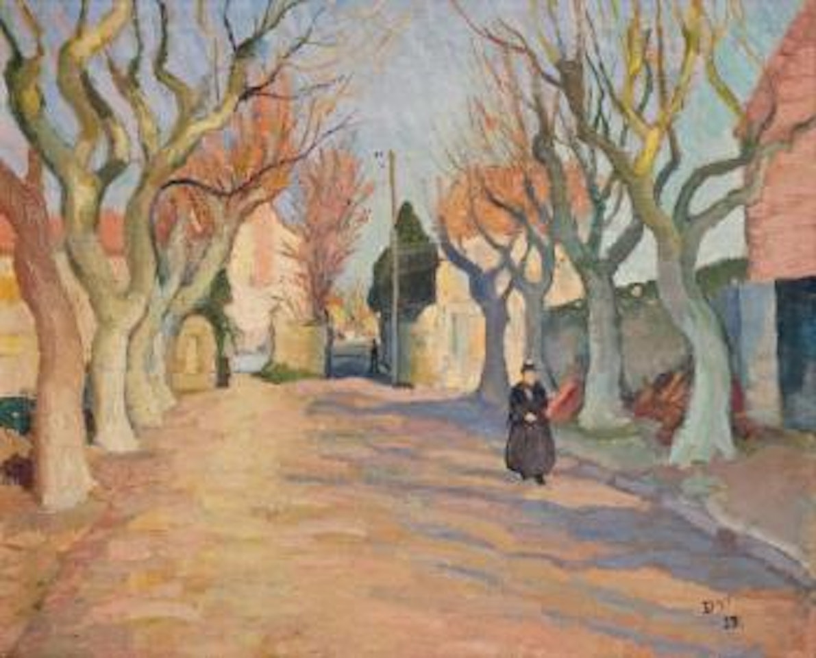 L'entrée des Alyscamps à Arles ,
1935 by Marcel Dyf