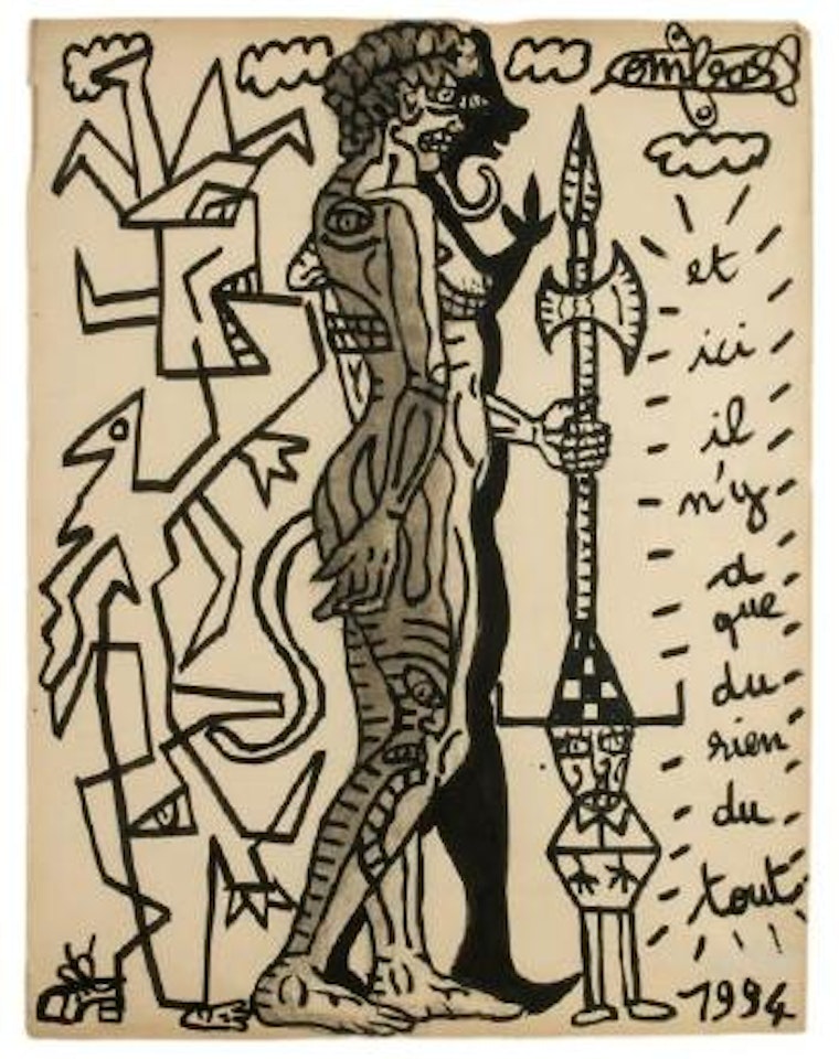 Et ici il n’y a que du rien du tout ,
1994 by Robert Combas
