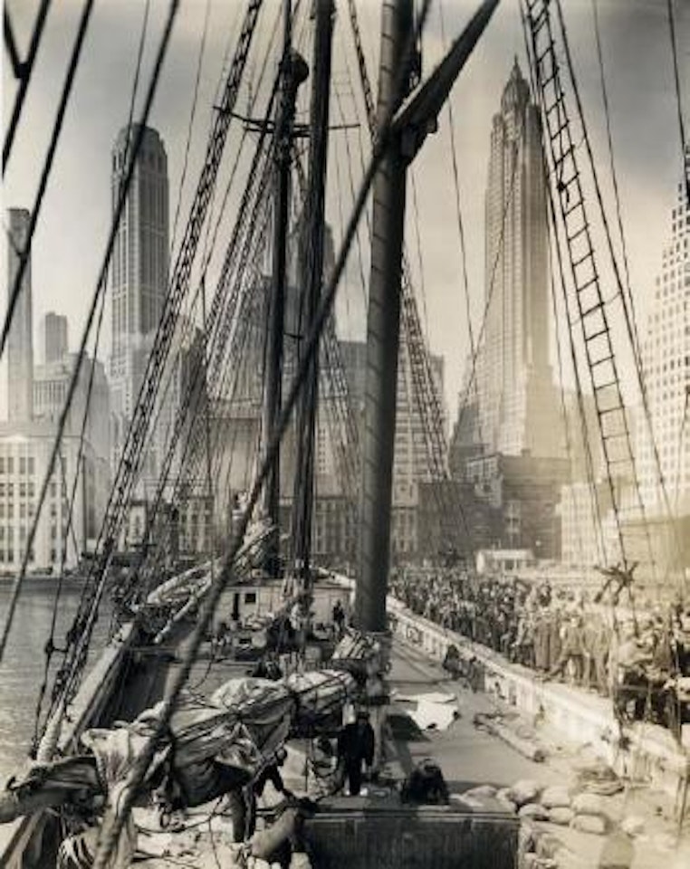 Theoline, Pier II, East River, New York City ,
1936 by Berenice Abbott
