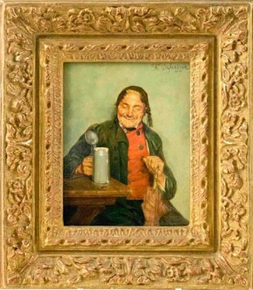 Le joyeux buveur , by Franz von Defregger