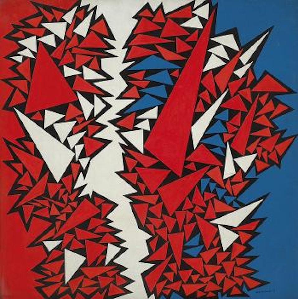 Triángulos en tres colores ,
1971 by José Pedro Costigliolo