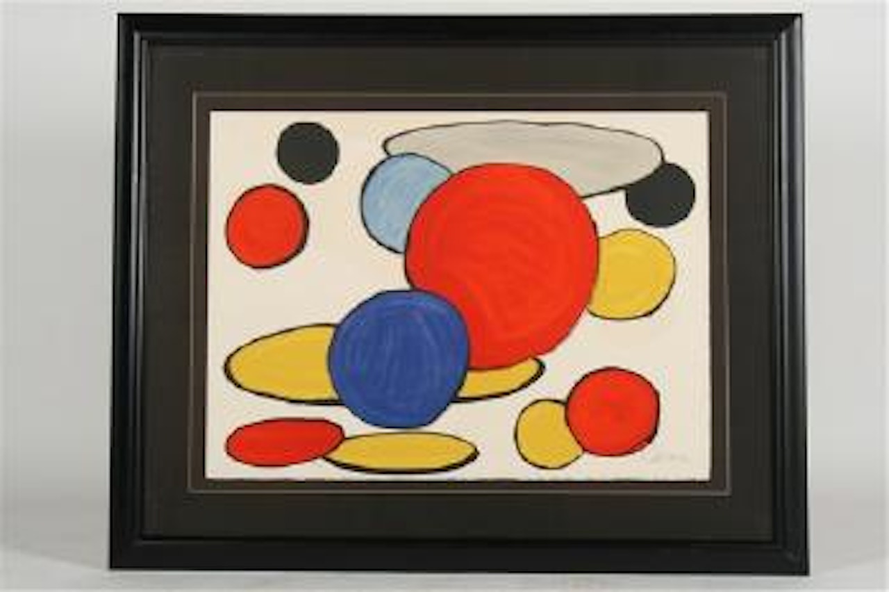 Bubbles and circles ,
1960 by Alexander Calder