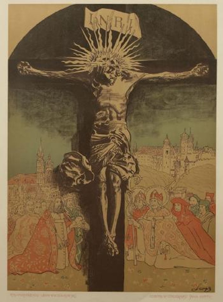 Krucyfiks królowej Jadwigi z katedry na Wawelu ,
1915 by Leon Wyczolkowski