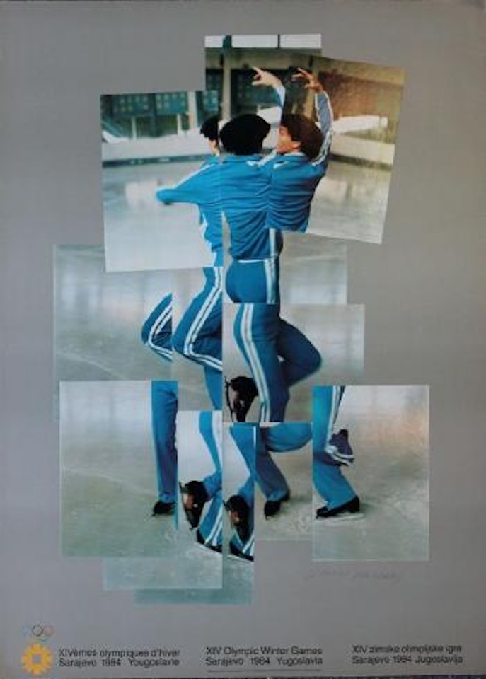 XIV Winter Olympic Games ,
1984 by David Hockney