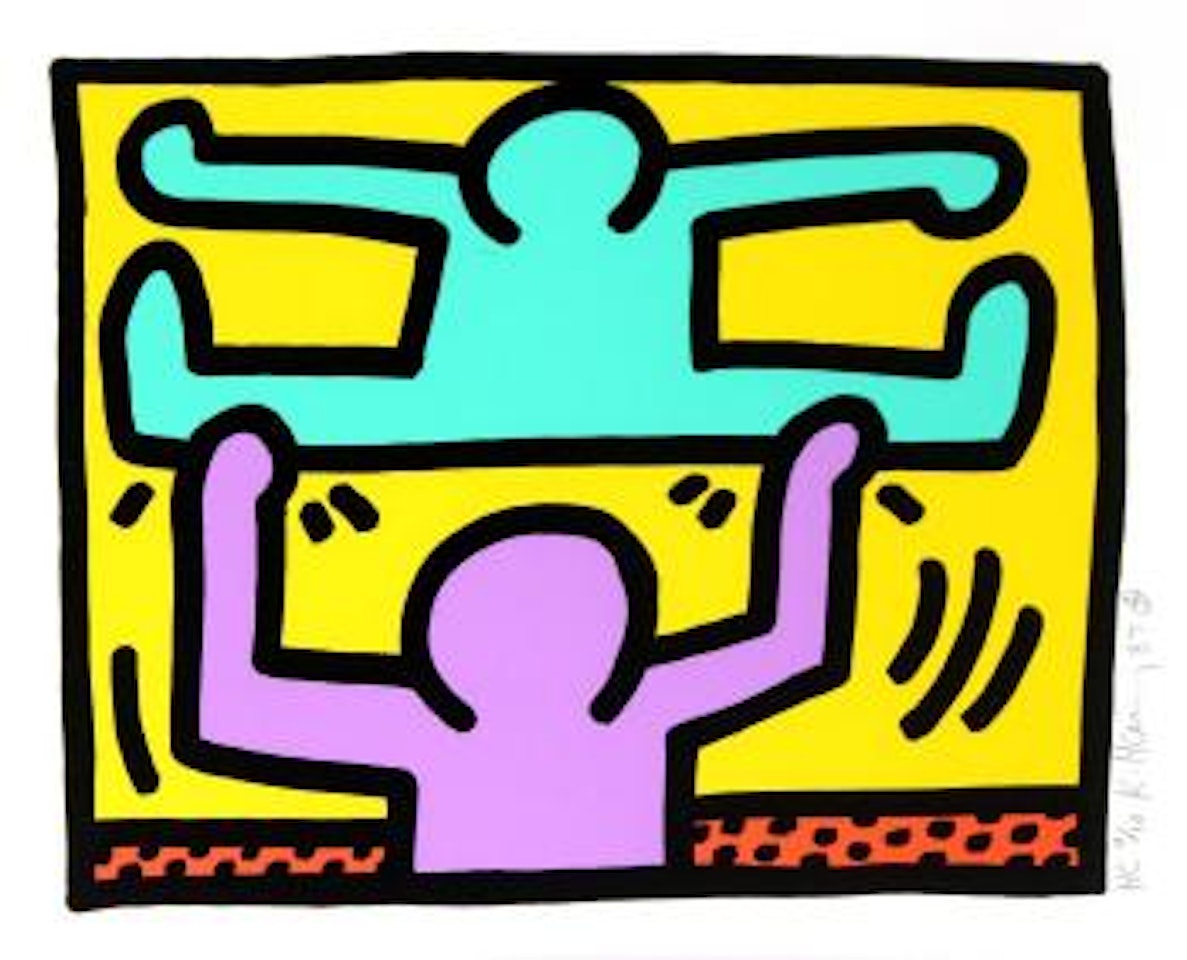 Untitled (Pop Shop) ,
1989 by Keith Haring