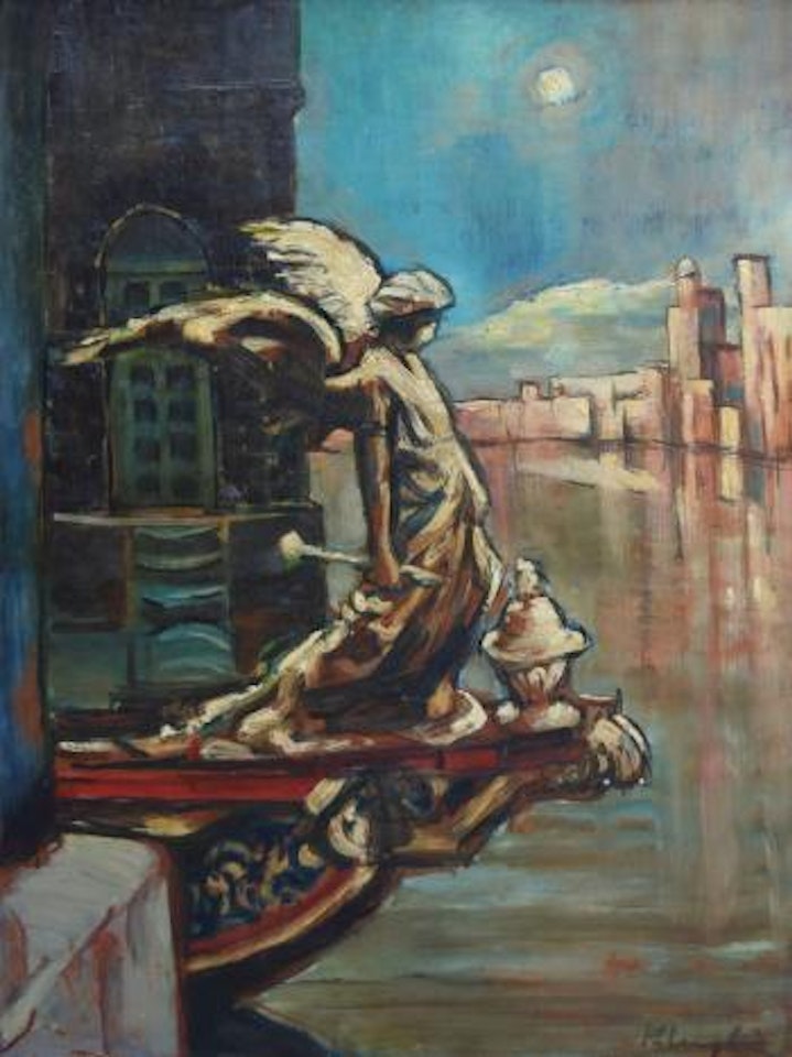 Venetian canal scene ,
1962 by Harold Riley