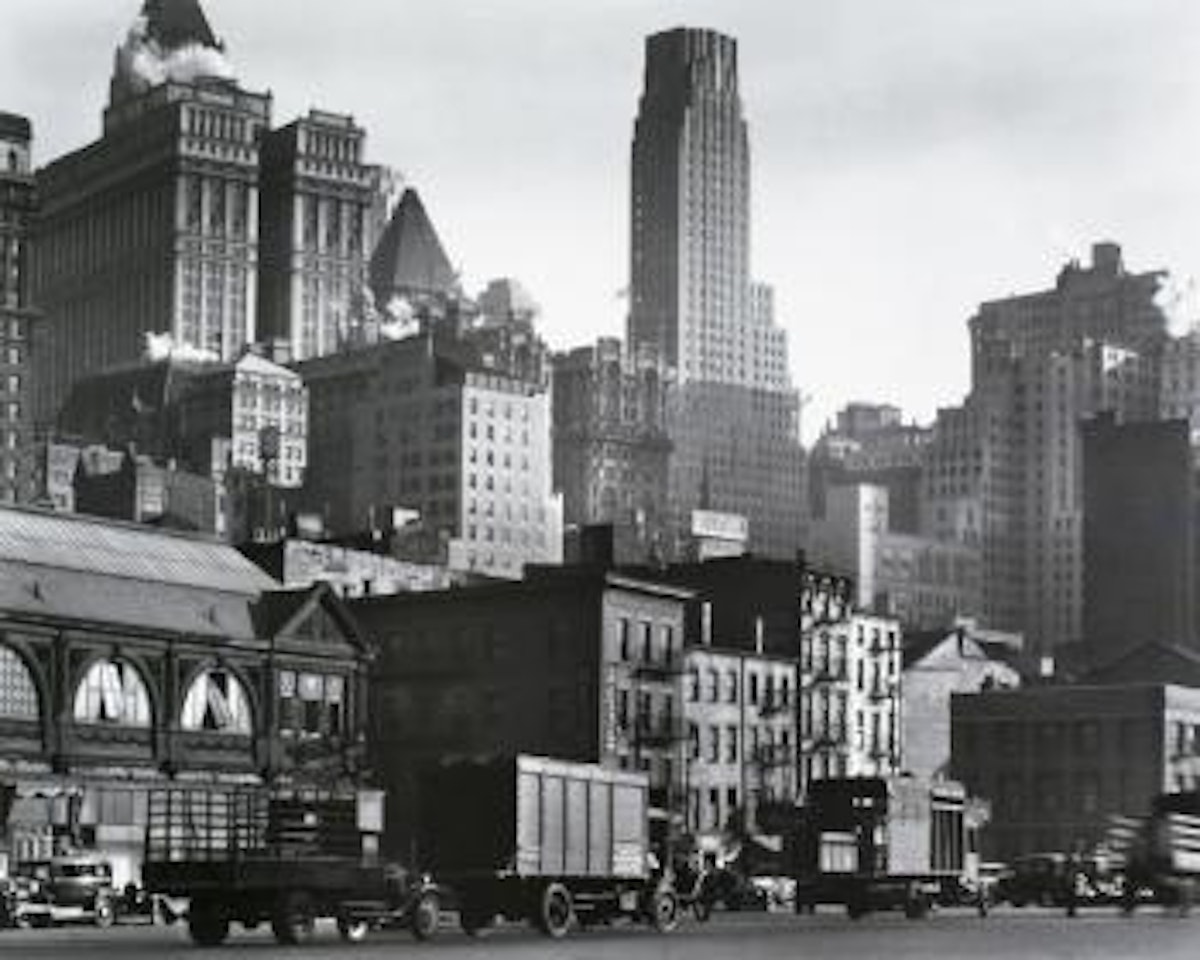 West Street (Changing New York) ,
1932 by Berenice Abbott