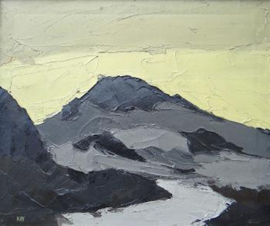Snowdonia landscape , by Kyffin Williams