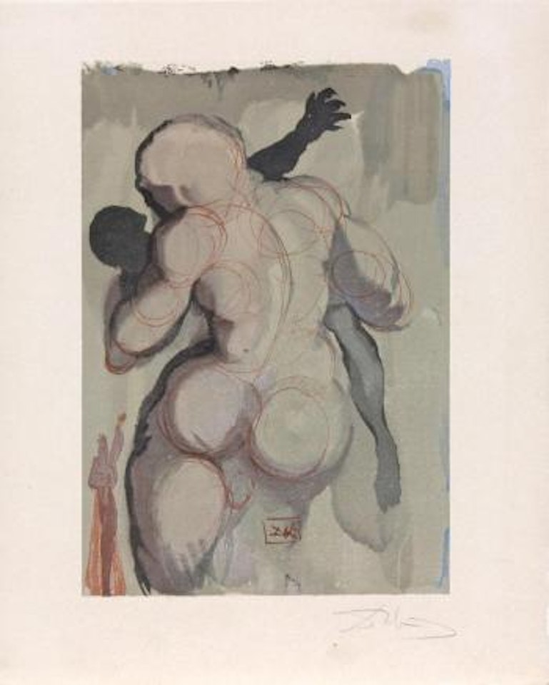 The neglectful meet violent death ,
1964 by Salvador Dali
