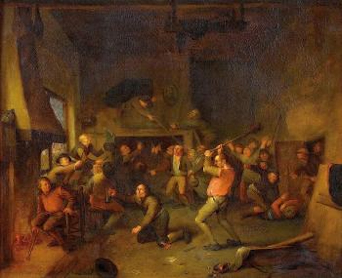 Bataille de balais à l’auberge ,
1687 by Egbert van Heemskerk III