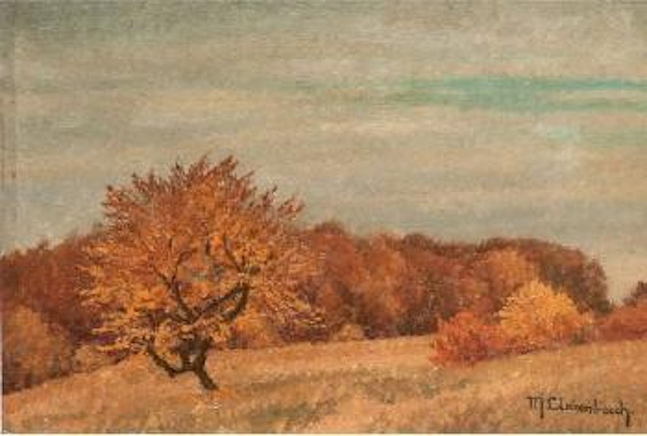Herbstliche Landschaft , by Max Clarenbach