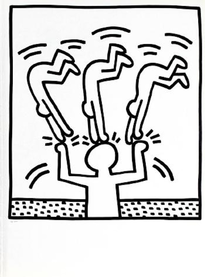 Untitled (from Lucio Amelio Gallery Catalogue) ,
1983 by Keith Haring