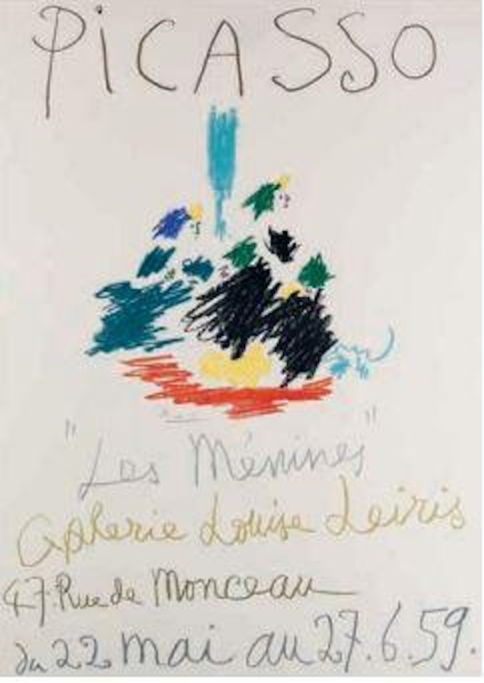 Les Ménines. Plakat der Galerie Louise Leiris ,
1959 by Pablo Picasso