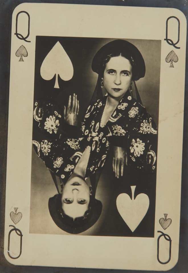 Lise Deharme en 'La Dame de Pique' by Man Ray