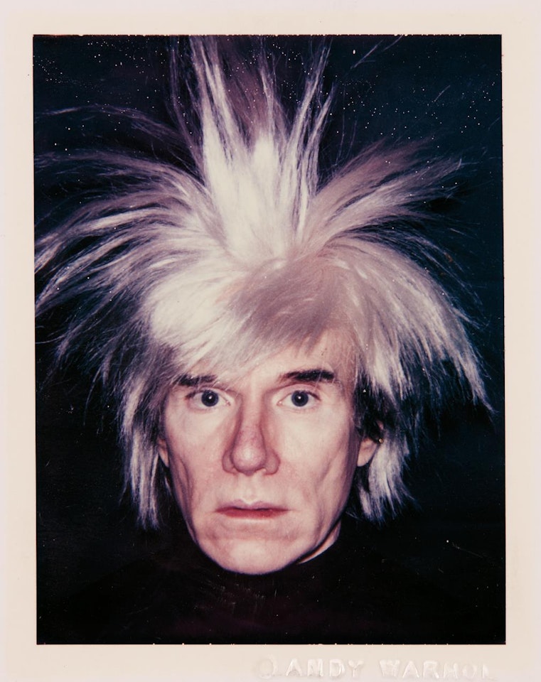 Self-Portrait with Fright Wig by Andy Warhol