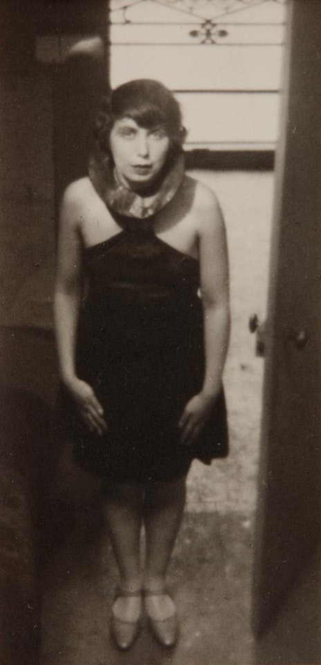 Magda Förstner (Standing in the doorway of Etienne Béothy's studio) by André Kertész