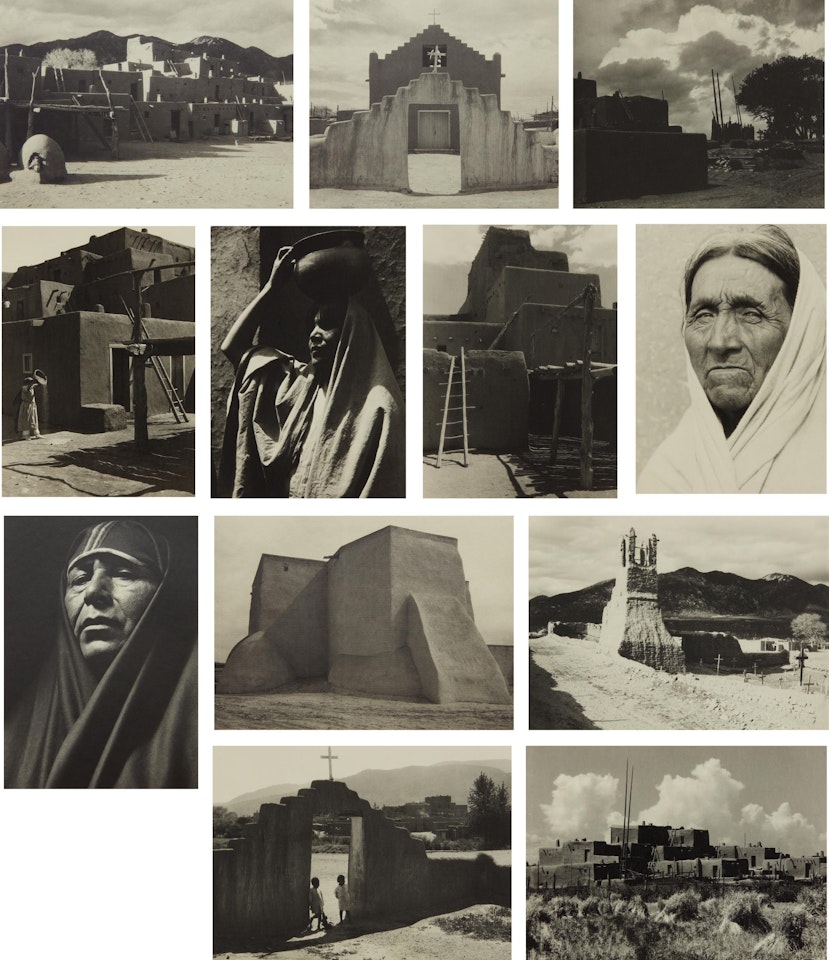 Taos Pueblo by Ansel Adams