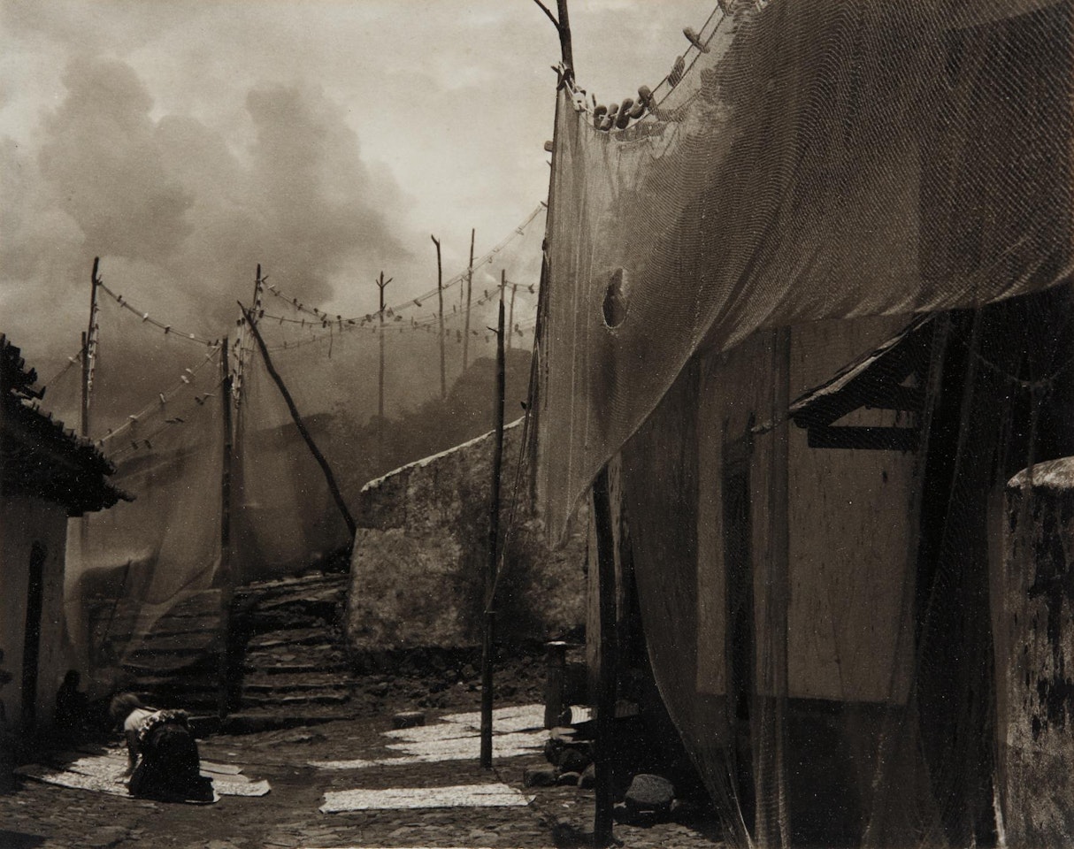 The Nets, Janitzio, Lake Pátzcuaro, Michoacán, Mexico by Paul Strand