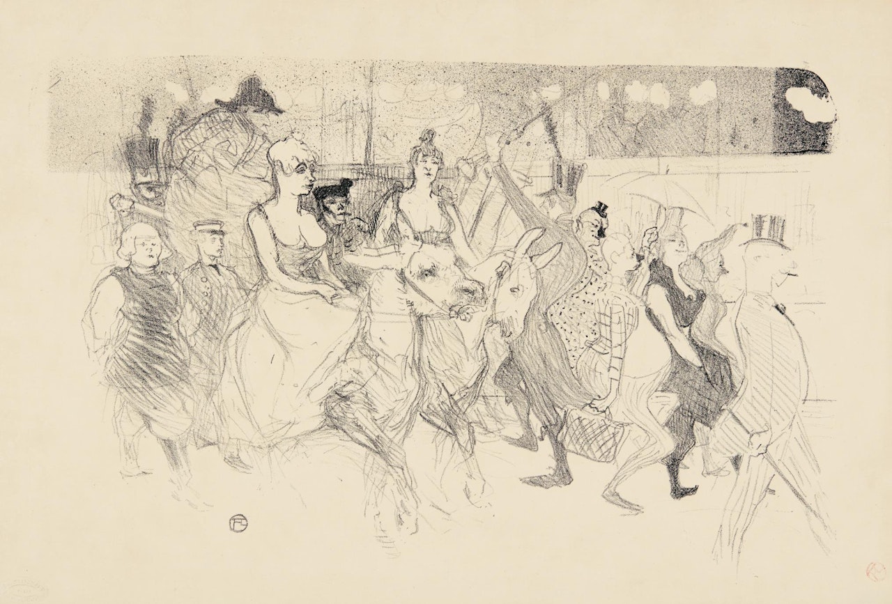 Une redoute au Moulin Rouge (A Gala Evening at the Moulin Rouge) by Henri de Toulouse-Lautrec