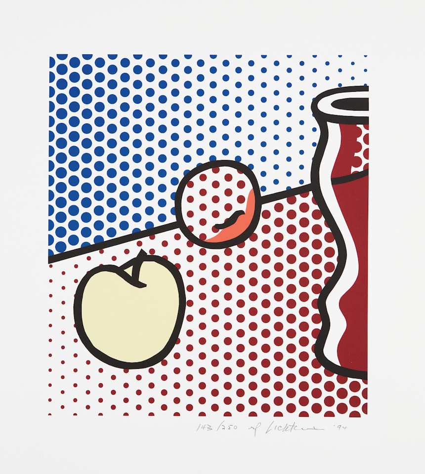 Still Life with Red Jar by Roy Lichtenstein