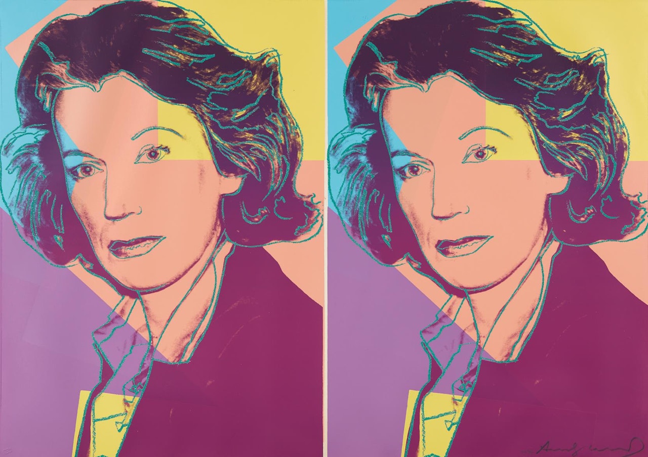 Mildred Scheel by Andy Warhol