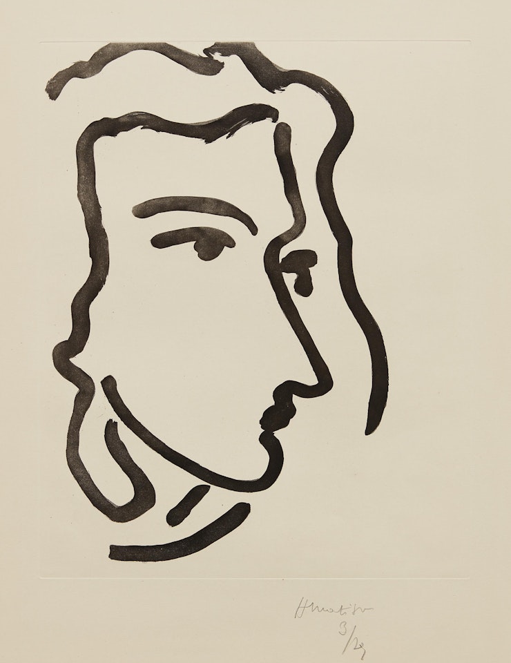 Nadia regardant à droite (Nadia Looking Right) by Henri Matisse