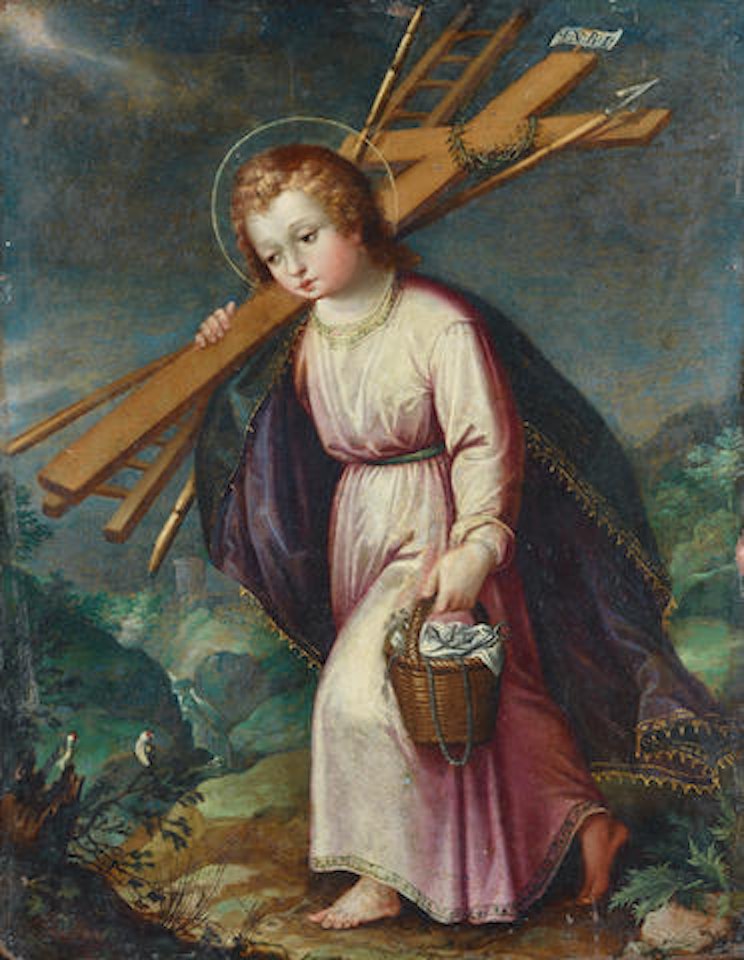 The Christ Child with the Symbols of the Passion by Spanish School