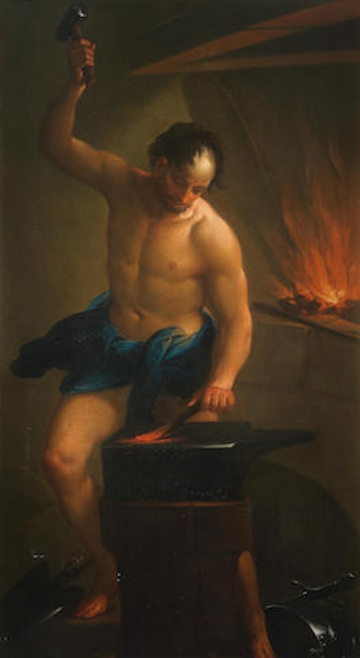The Forge of Vulcan by Spanish School