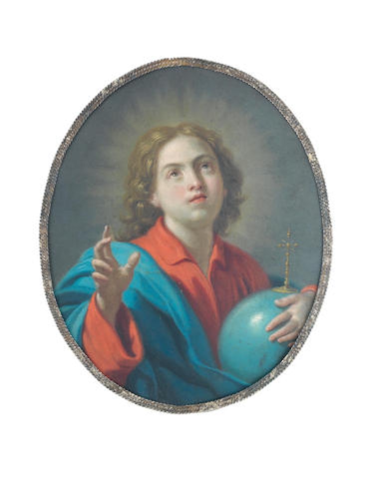 Christ as Salvator Mundi by Francesco de Mura