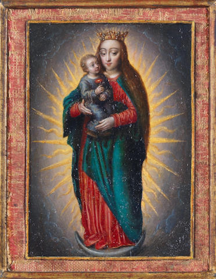 The Virgin as the Woman of the Apocalypse' by Spanish School