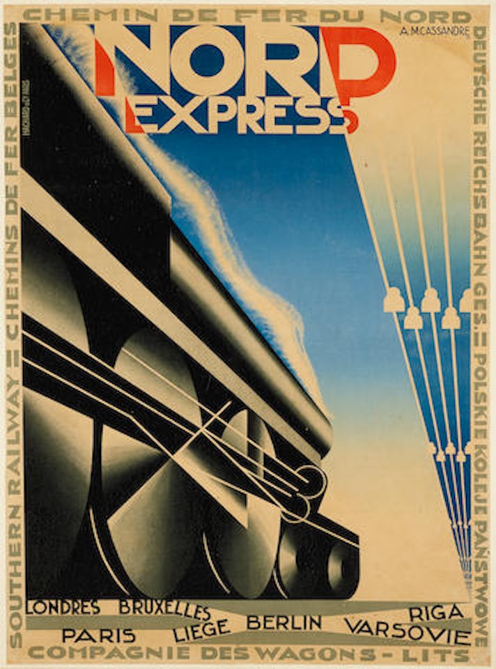 Nord Express by Cassandre (Adolphe Jean-Marie Mouron)