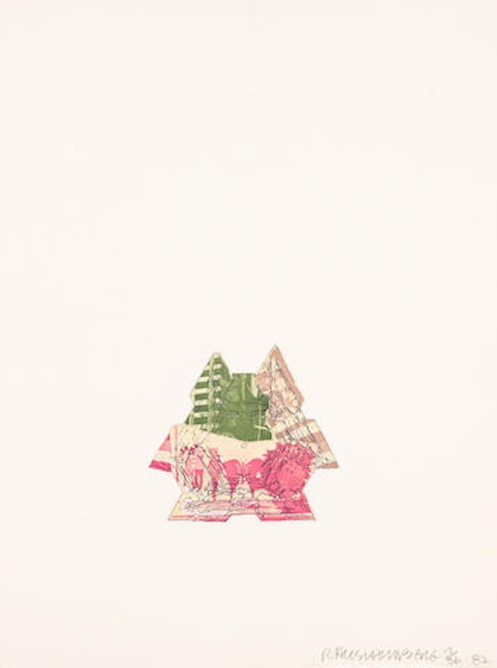 L.A. Flakes - 13,000' and Rising, from L.A. Flakes Series by Robert Rauschenberg