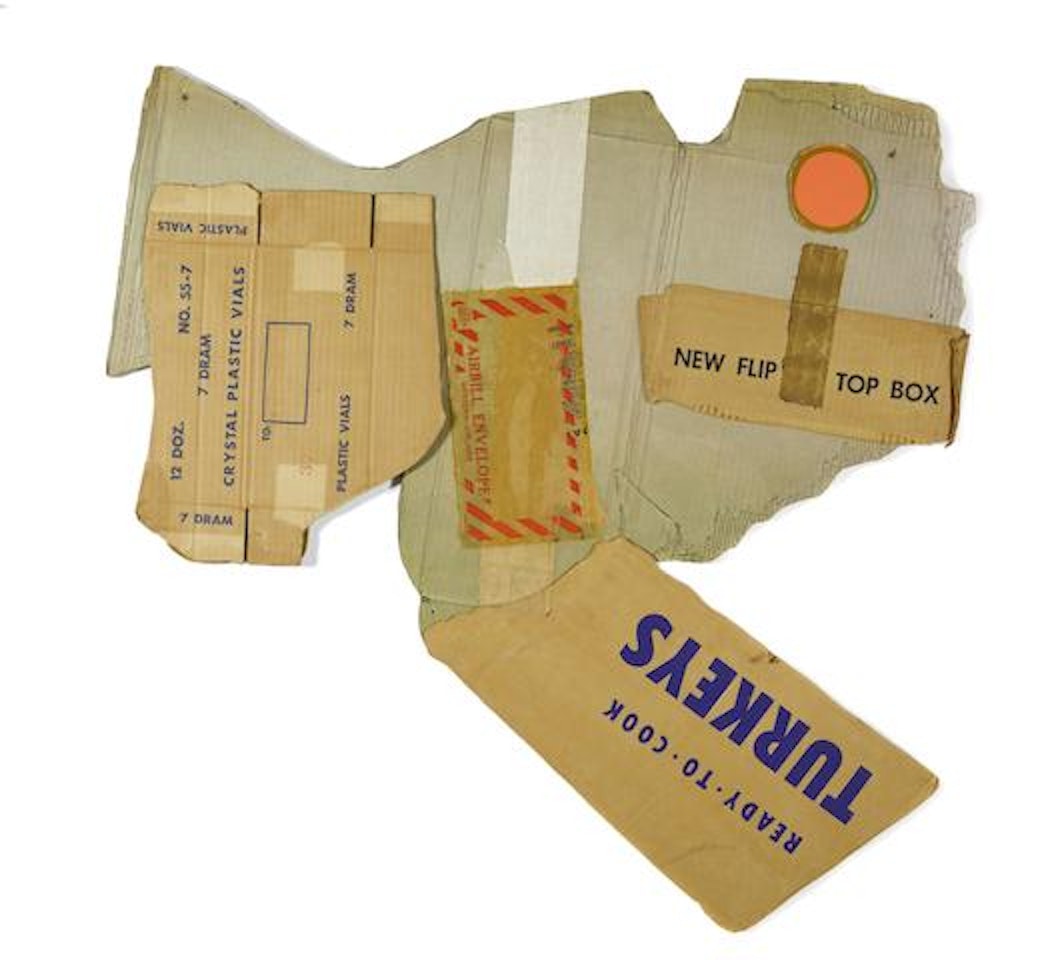 Cardbird III by Robert Rauschenberg