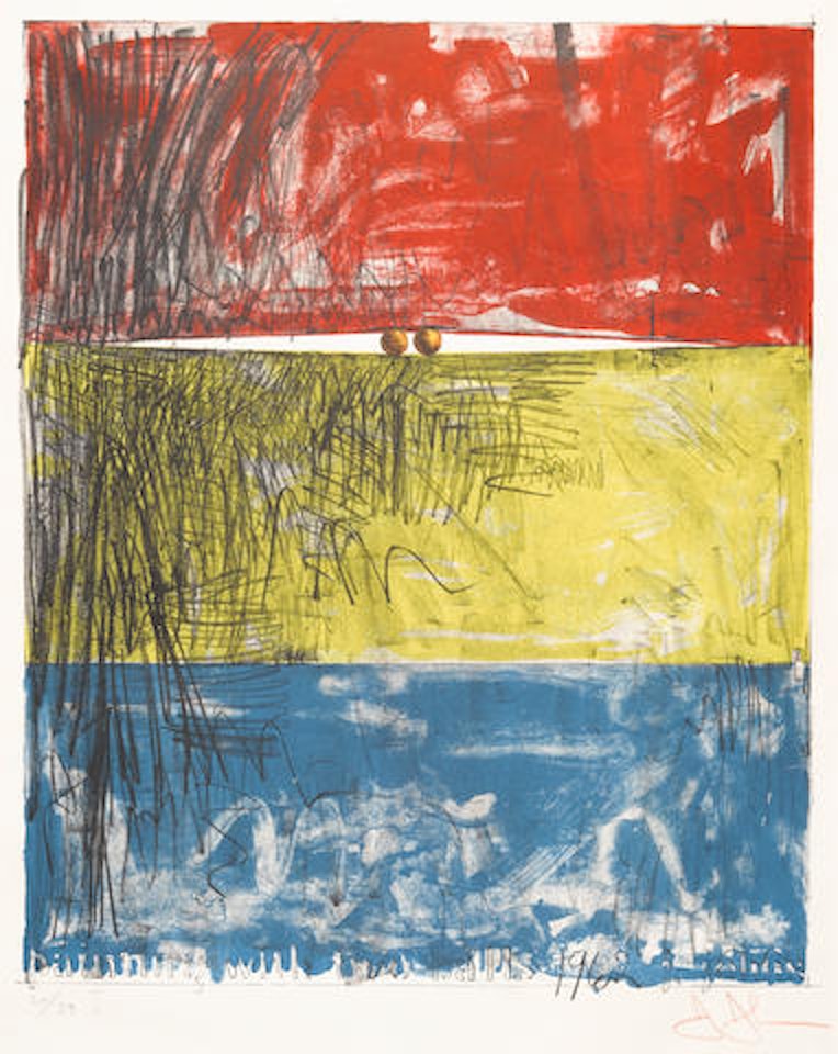 Painting with Two Balls by Jasper Johns