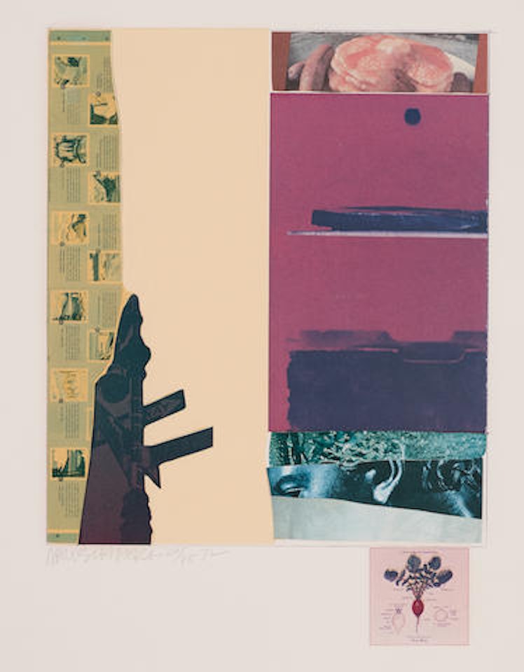 Horsefeathers Thirteen-XI, from Horsefeathers Thirteen Series by Robert Rauschenberg