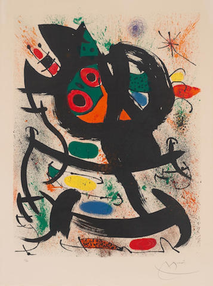 Exhibition at the Pasadena Art Museum by Joan Miró