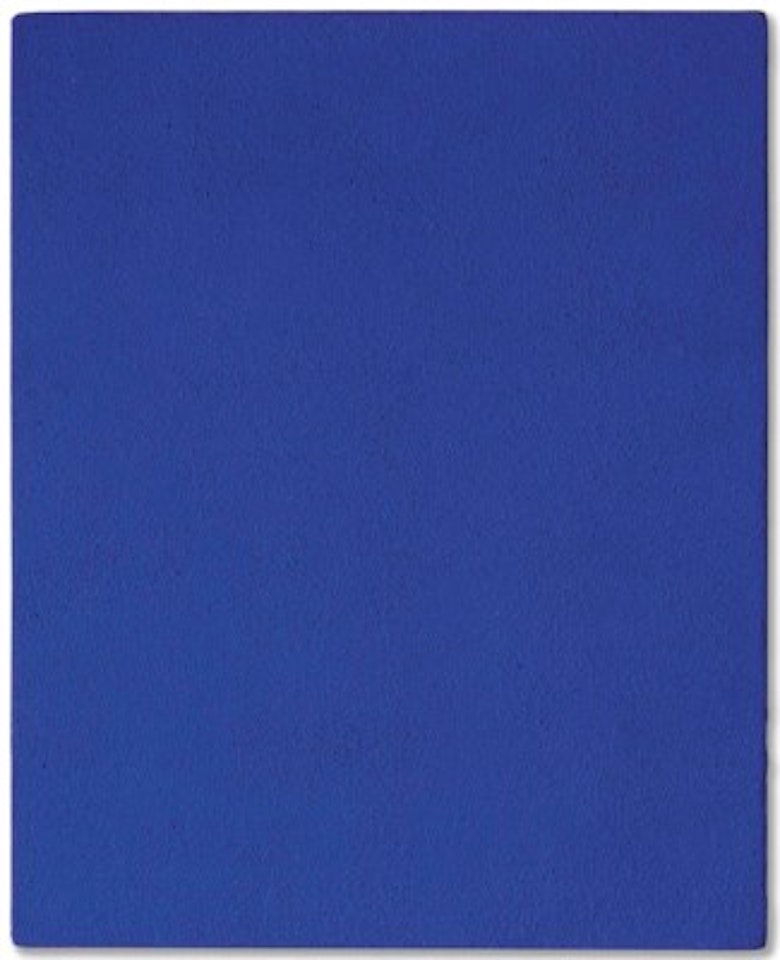 Monochrome bleu sans titre, (IKB 163) by Yves Klein