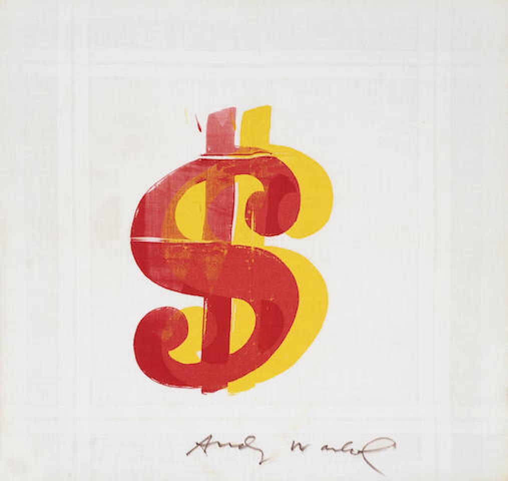 Dollar Sign by Andy Warhol