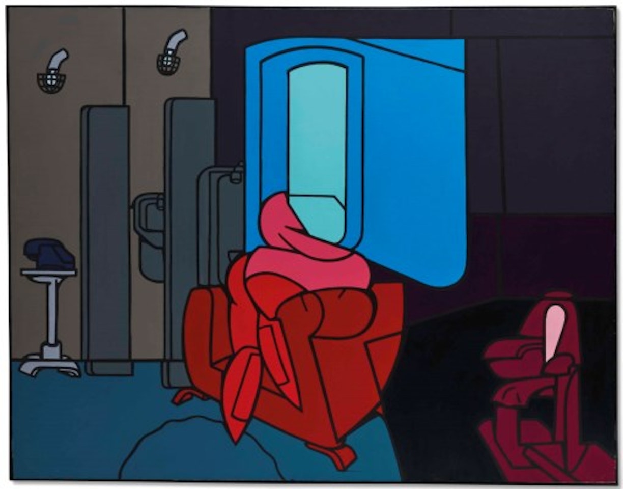 Nudo sulla paltrona by Valerio Adami