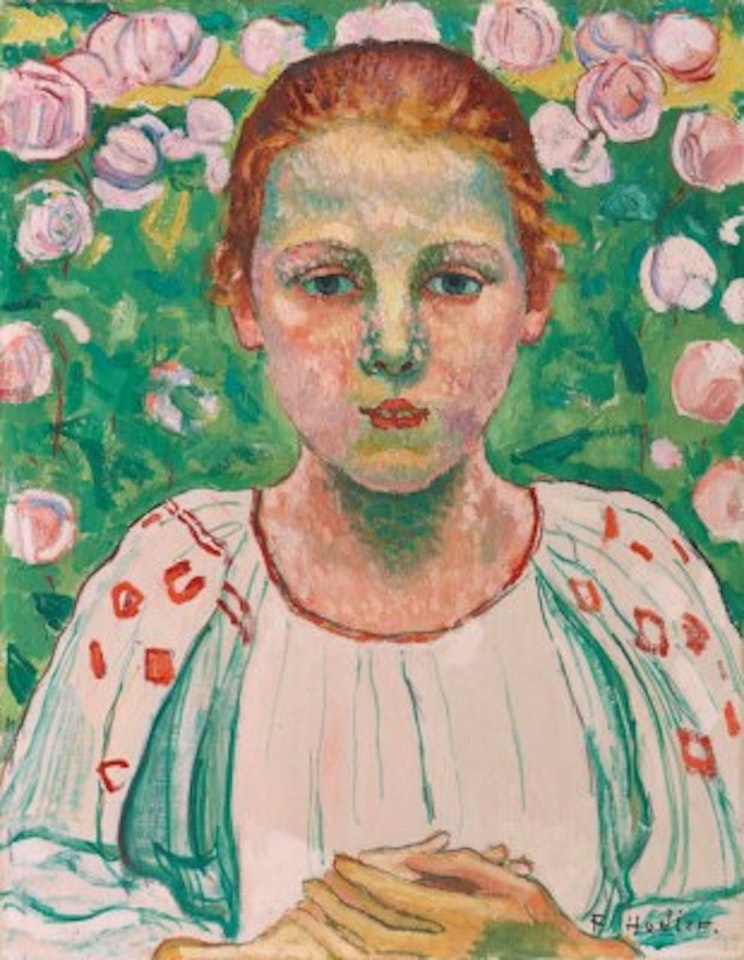Bildnis Käthe von Bach (Im Garten) by Ferdinand Hodler